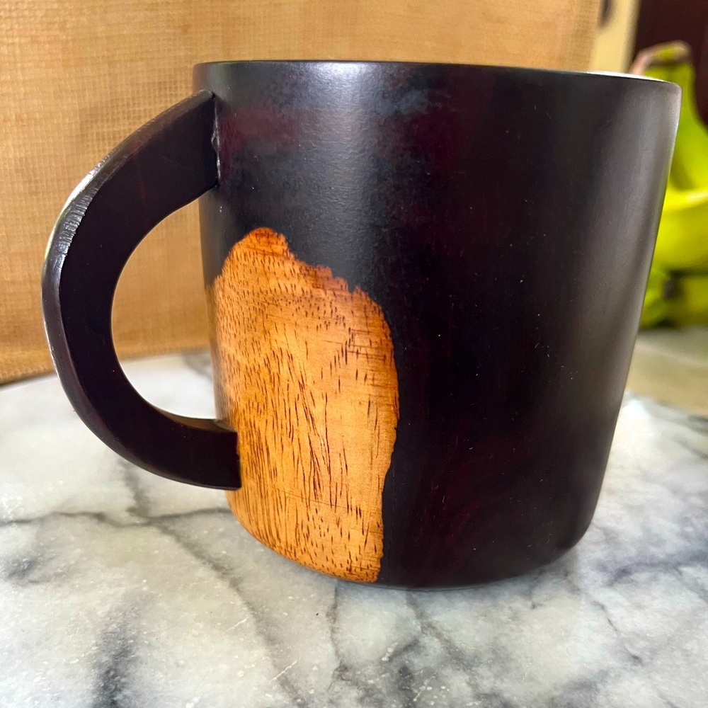 Wooden mug